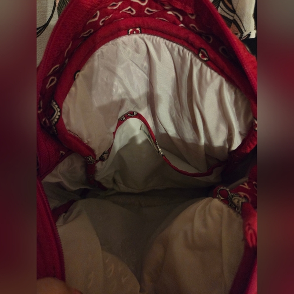 Vera Bradley Floral Red Crossbody Bag - Picture 6 of 12